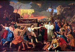 Adoration du veau d'or Nicolas Poussin