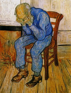 Le vieil homme triste Vincent Van Gogh