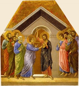 Incrédulité de Thomas Duccio