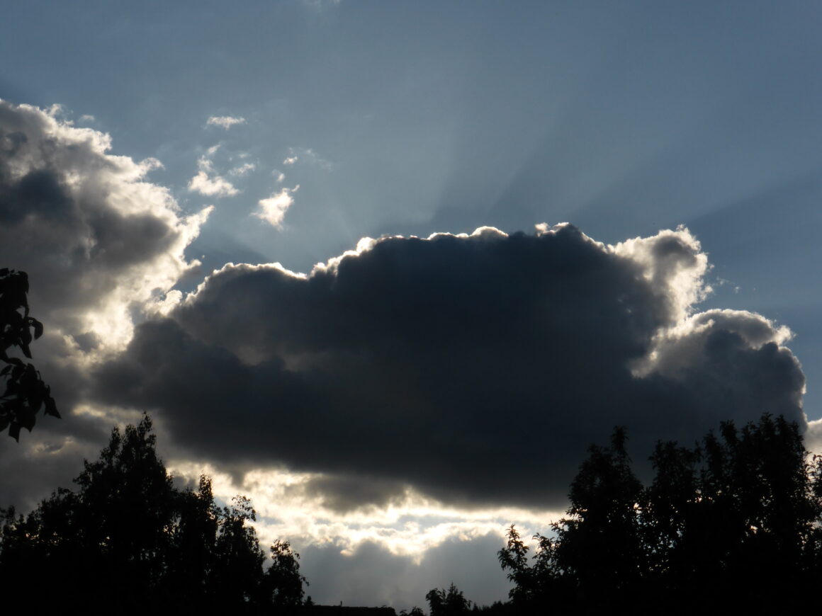 Ciel contrasté orage