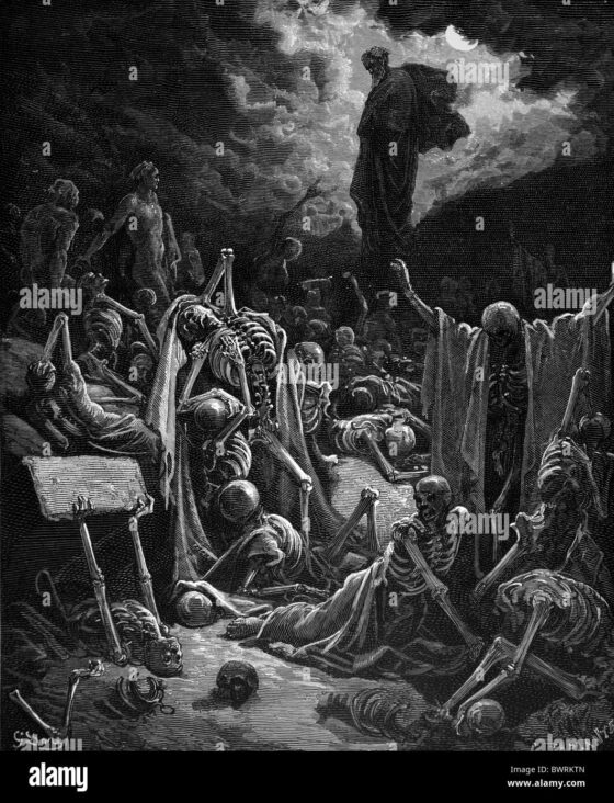 gustave-dore-la-vision-de-la-vallee-d-ossements-desseches-ezechiel-37-chap-la-gravure-en-noir-et-blanc-bwrktn