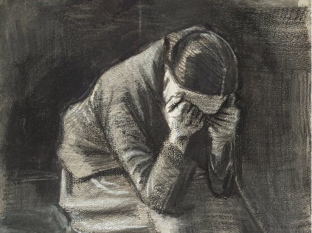 réponse au purgatoire [contre M.Dumouch?] : - Page 3 Femme-pleurant-extrait-Van-Gogh-1