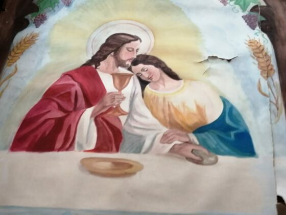 Jésus et l'apôtre Jean par Irène